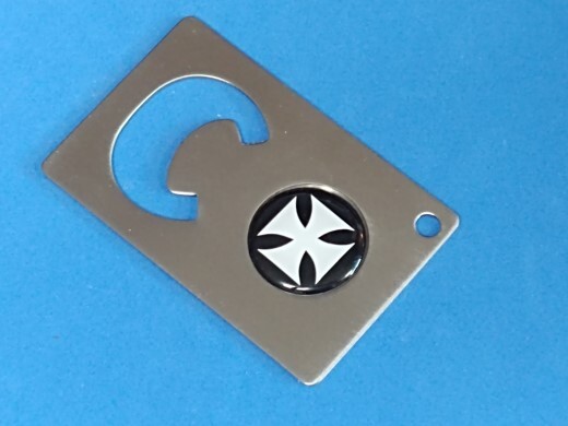 MALTESE IRON CROSS CREDIT CARD BOTTLE OPENER #205