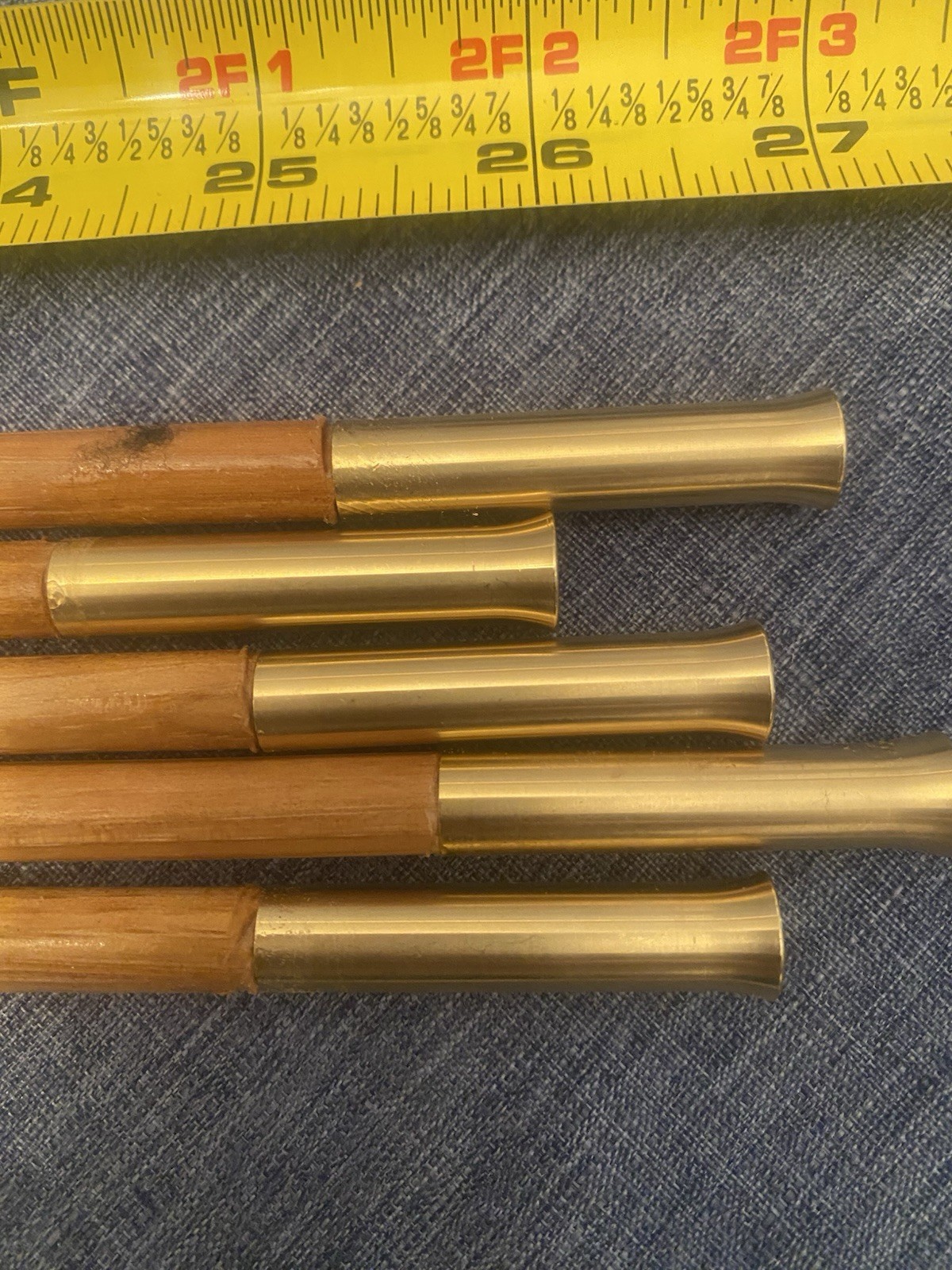 Hickory Ramrod 28 7/8” X 3/8”D Made For 29” Muzzleloader Barrels.