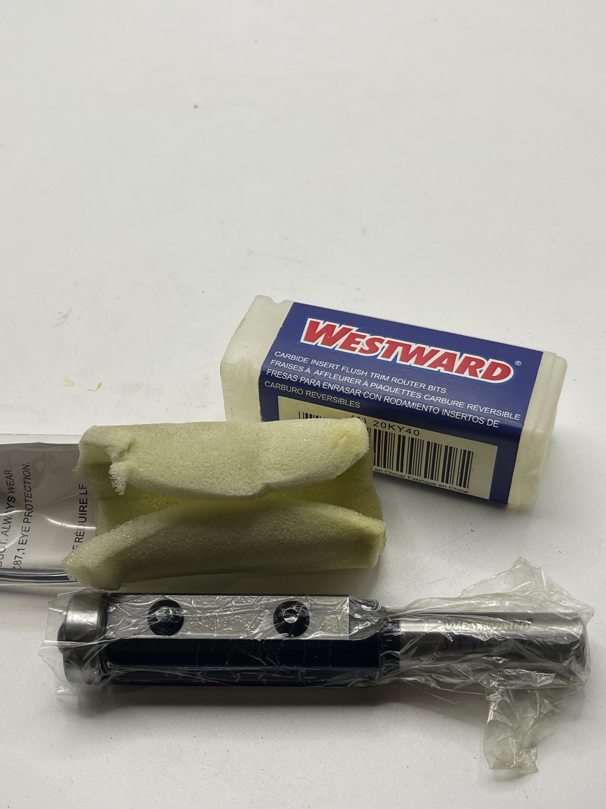 Westward Router Bit Carbide Insert Flush Trim Bearing Pilot 20KY40