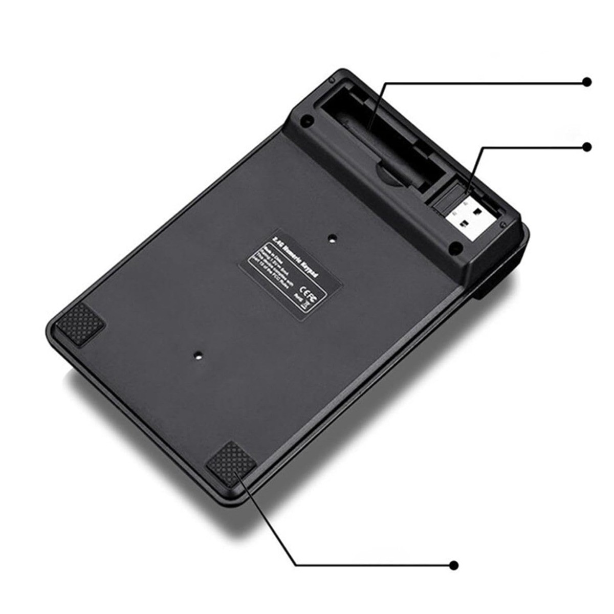 Mini Numeric Keypad, Wireless, Portable