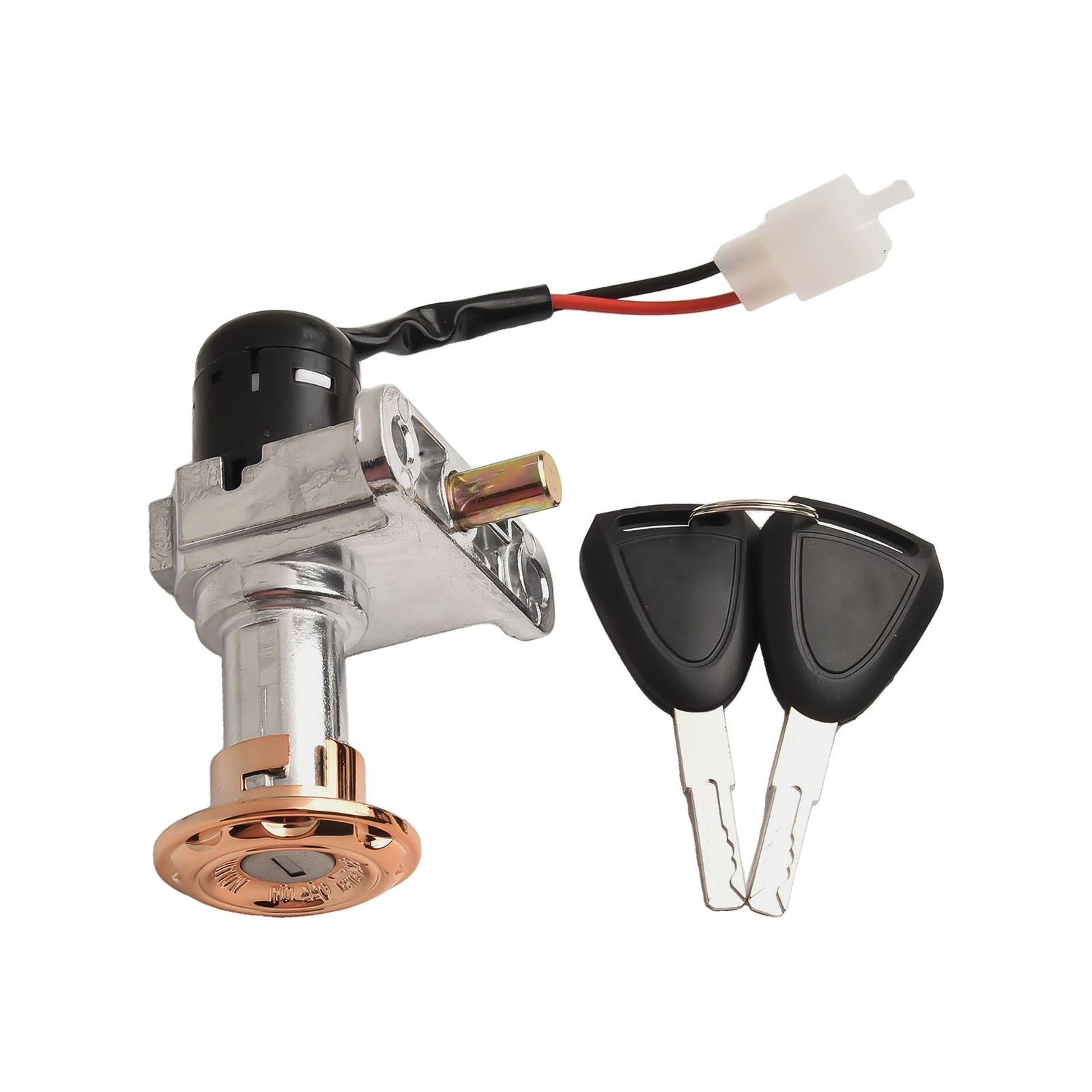 2PIN Key for Electric Bike Lock Compatible with Scooters and Tricycles