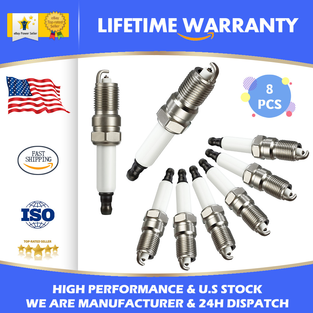 8PCS Iridium Spark Plugs 41-962 For GMC Sierra Chevy Silverado 19299585