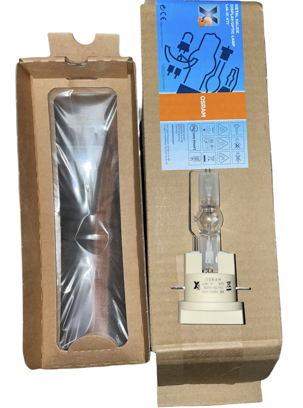 Osram HTI 1500W/60/P50 stage studio tv lamp, PGJX50,54225 used,good