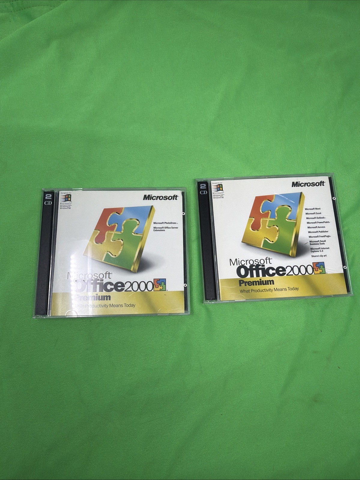 Microsoft Office 2000 Premium 4 CDs w/ Keys!