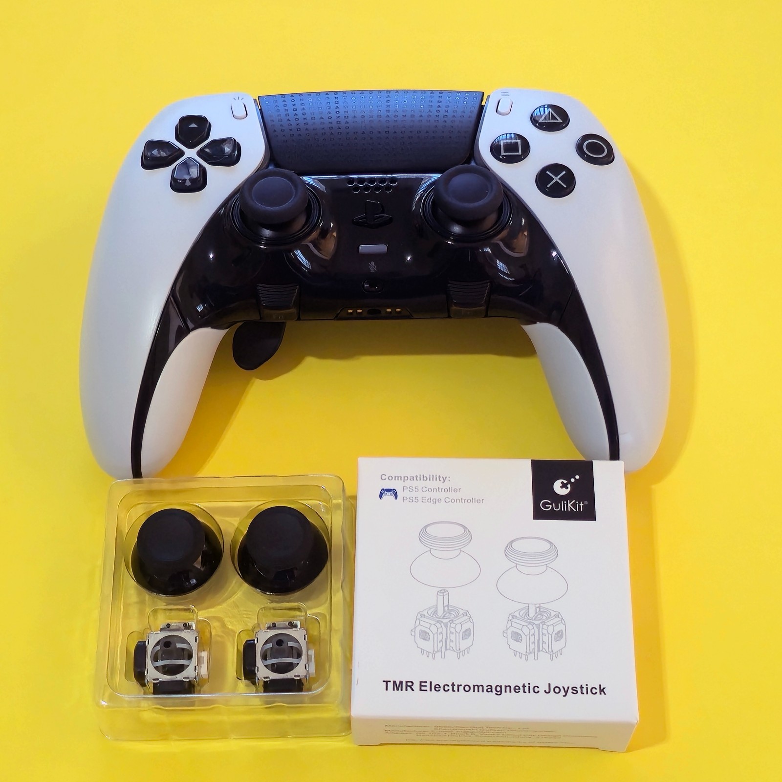 Sony PlayStation 5 PS5 DualSense Edge - Gulikit TMR Analog Sticks Installed