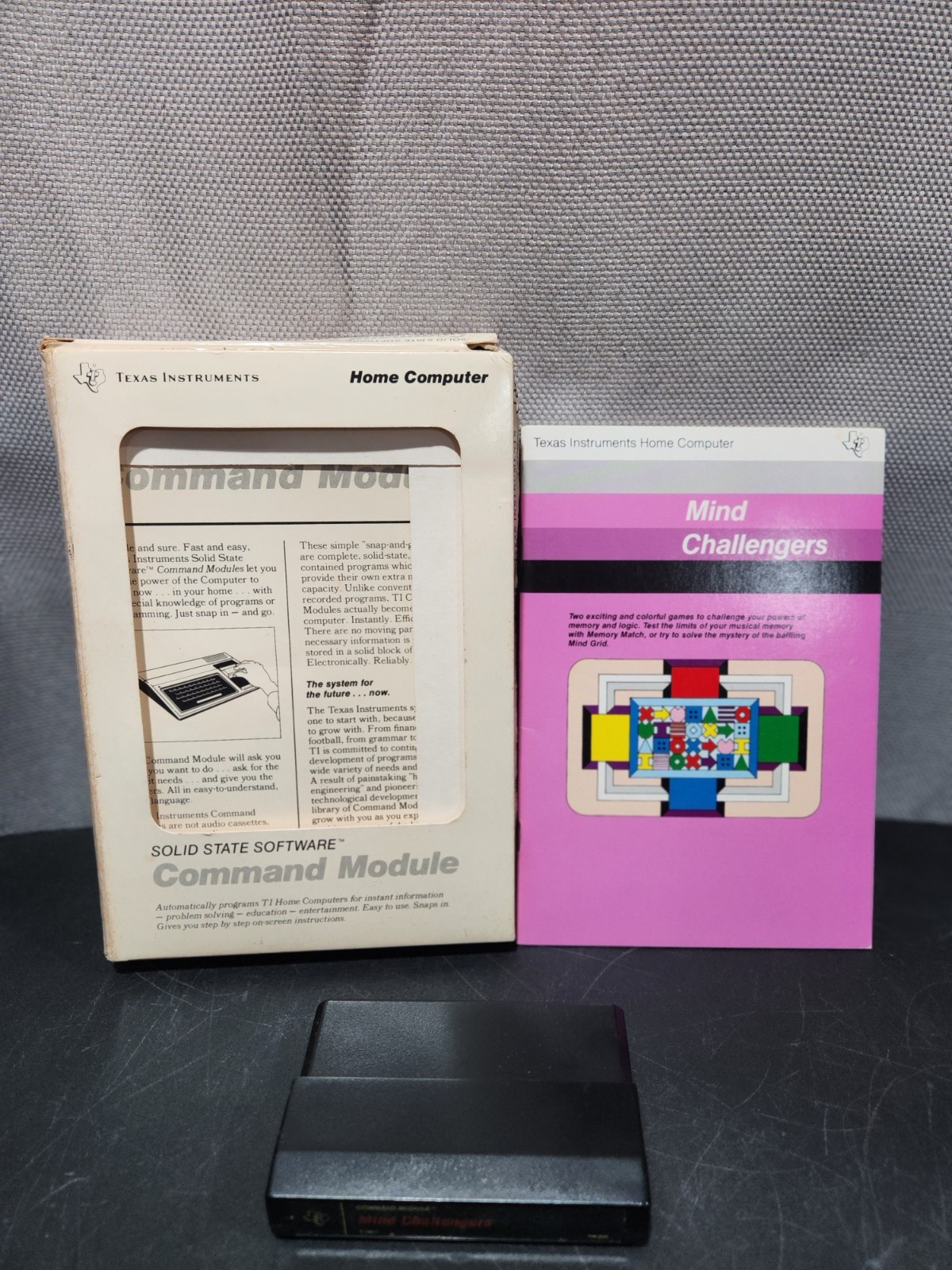 Texas Instruments home computer PC Mind Challengers applications software RARE