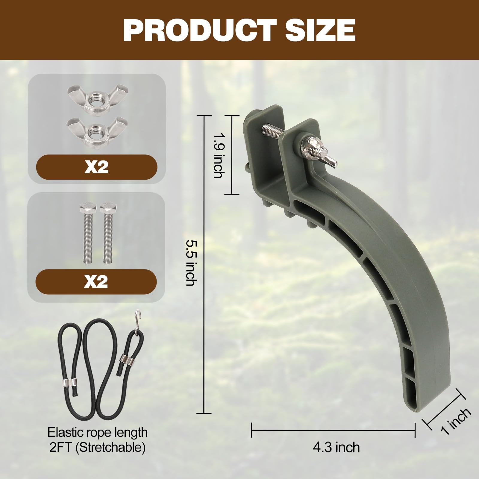 Climbing Stand Accessories,Tree Stand Accessories,Climb Stirrups with Elastic...