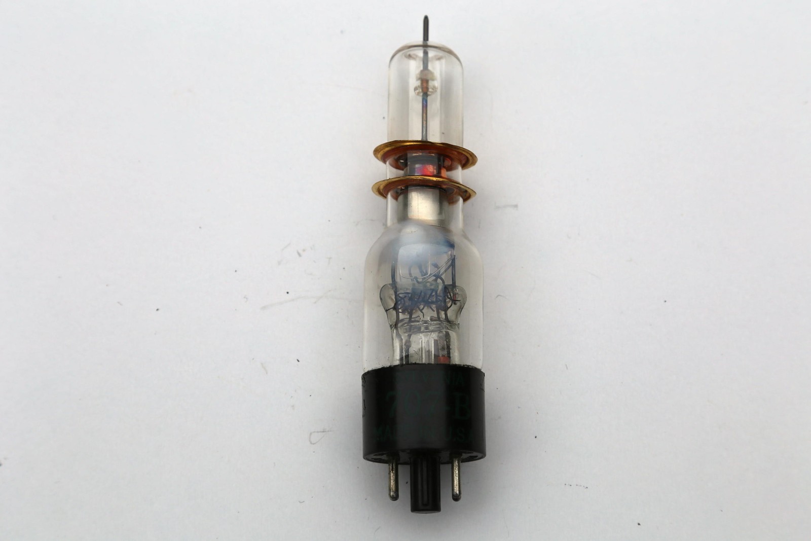 1940 WORLD WAR II KLYSTRON RADAR MICROWAVE TV VACUUM TUBE-RAYTHEON RK 707B II