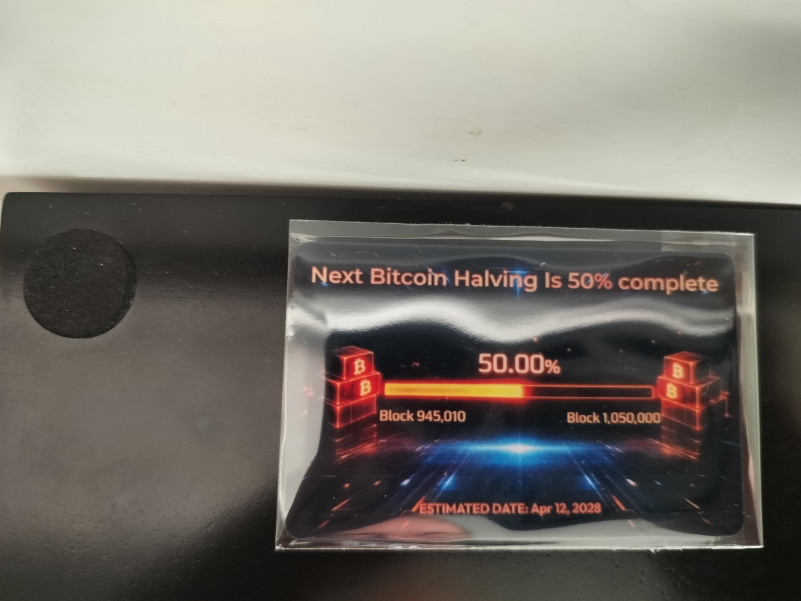 Ballet Bitcoin Cold Storage Wallet Bitcoin Halving 50% Complete Block New/Sealed
