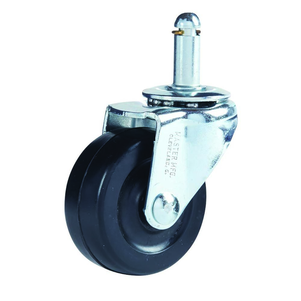 Standard Carpet Casters, 7/16" Dia. x 7/8" Long Stem, 75 lbs./Caster, Zinc
