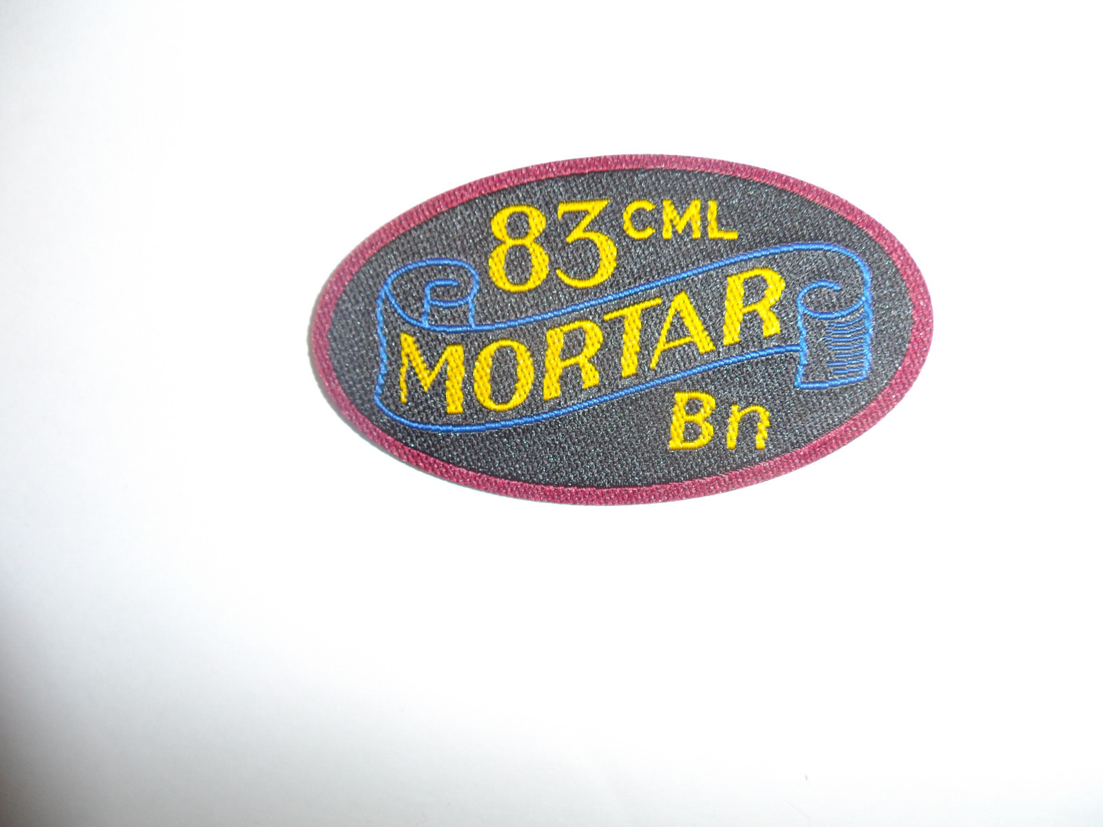 b8879 WW 2 US Army Airborne 83rd CML Chemical Mortar Battalion BN 4.2 woven R9B