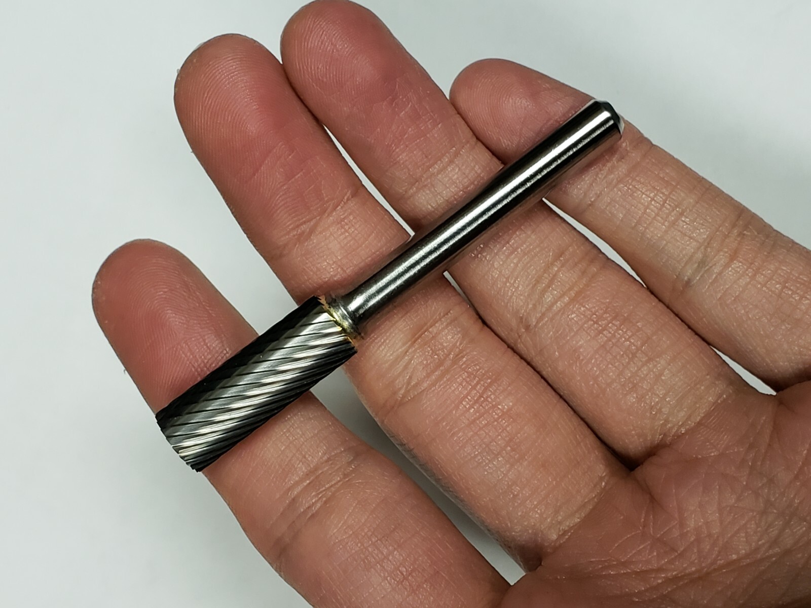 SA3LS Cylindrical Tungsten Carbide Burr Bur Cutting Tool Die Grinder Bit 1/4"
