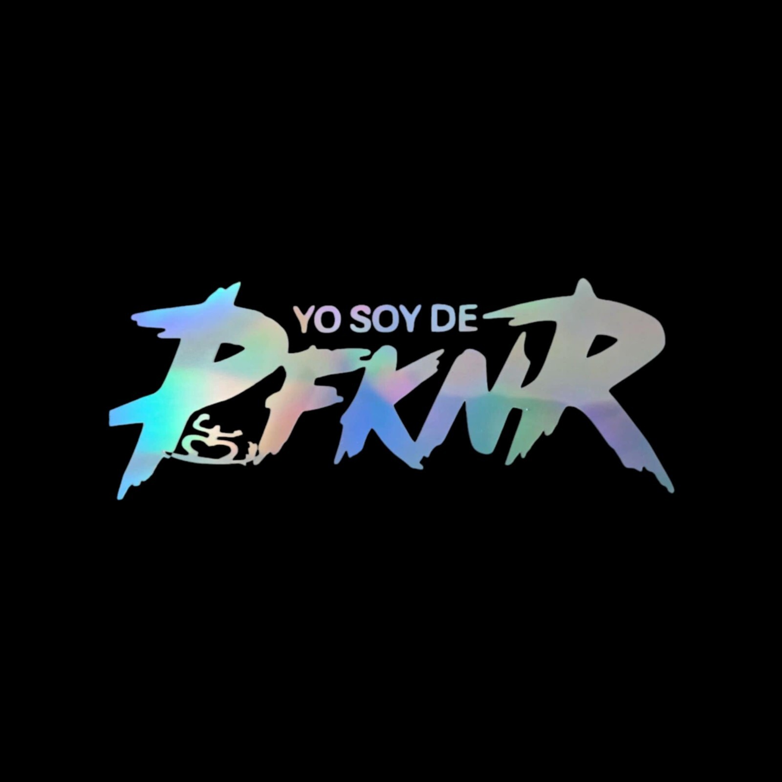 Yo soy de P fkn R  with Boricua Coqui Vinyl Decal Puerto Rico Auto Sticker