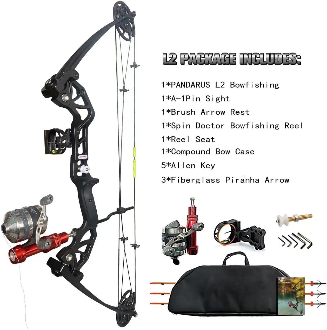Compound Bowfishing Kit 15-45 LBS Right Handed
