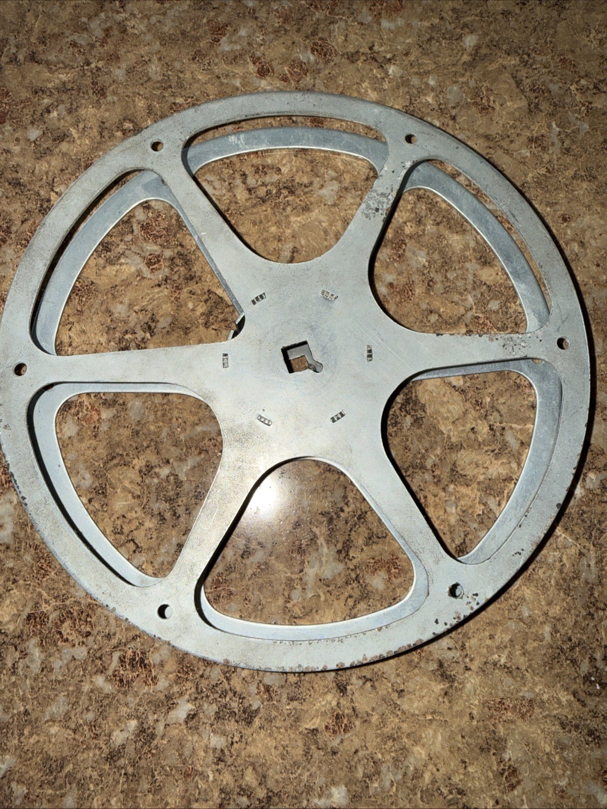 16 mm VINTAGE Motion Picture Film Projector Reel Empty 7" Silver