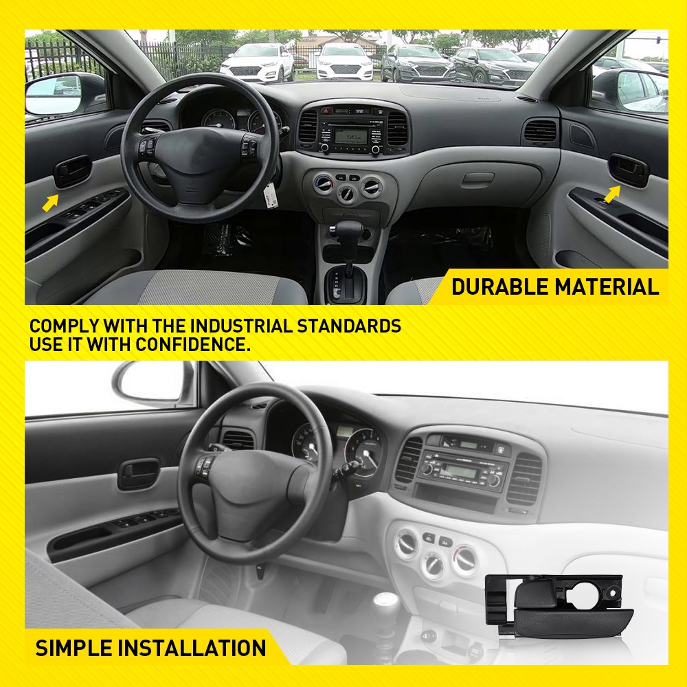 Interior Door Handle Inside Front Left Right Side For 2007-2011 Hyundai Accent