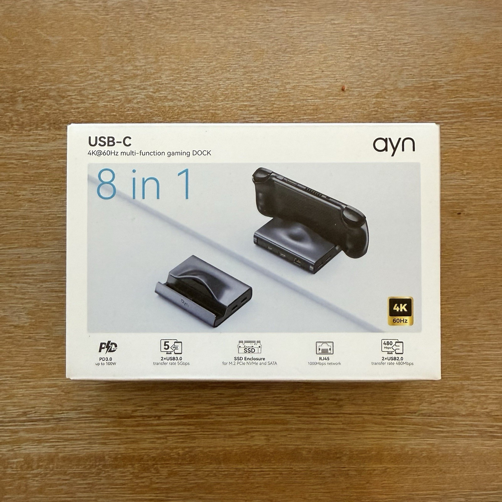 AYN Odin 2 USB-C 8-in-1 Gaming Dock - Brand New in Box