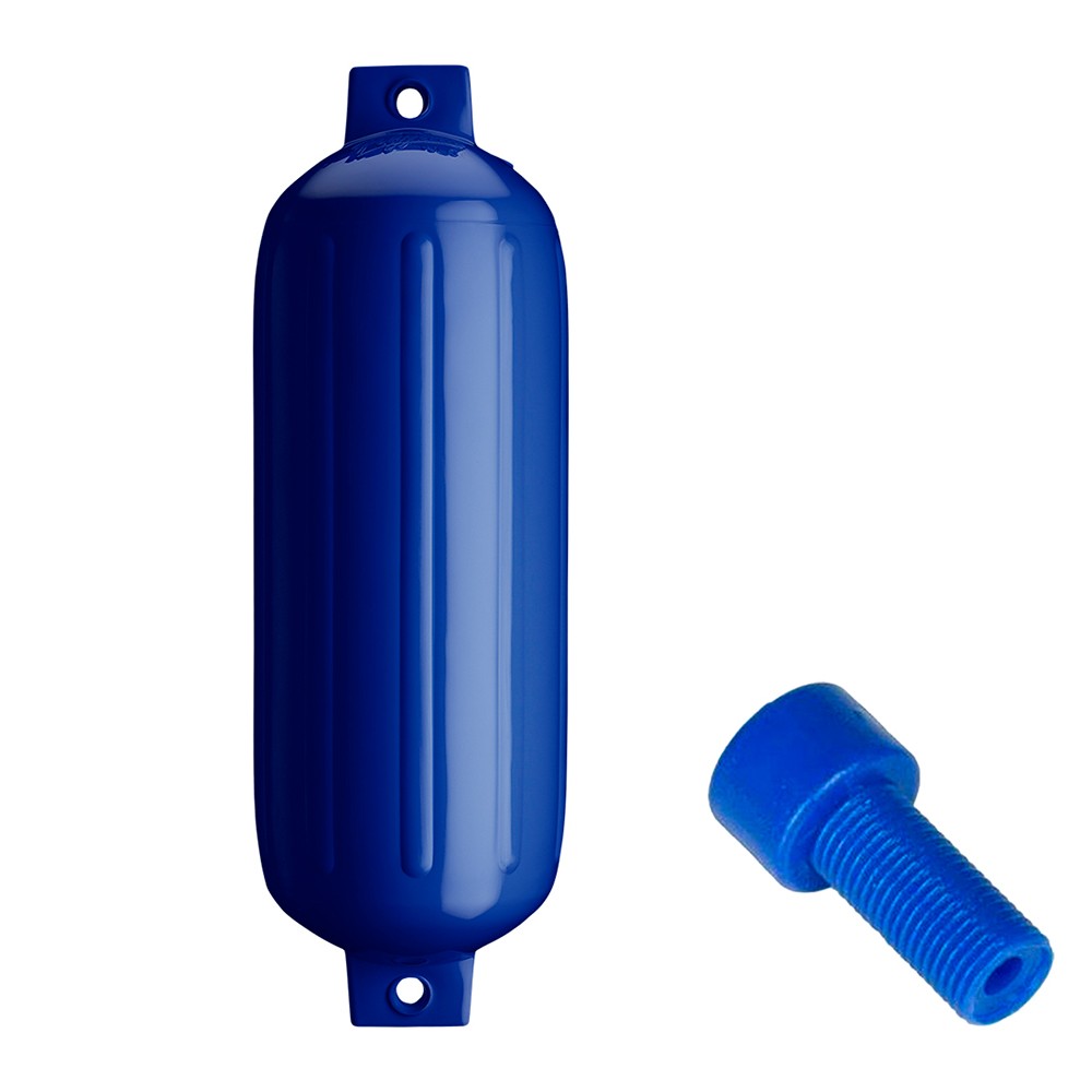 Polyform G-5 Twin Eye Fender 8.8" x 26.8" - Cobalt Blue w/Adapter G-5 COBALT ...