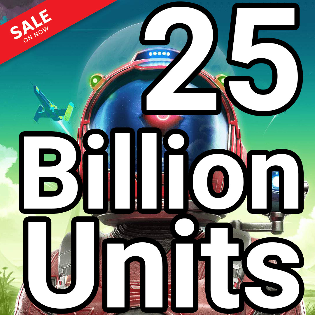 No Mans Sky 25 Billion Units - PC, Steam, XBOX, PS4 & PS5