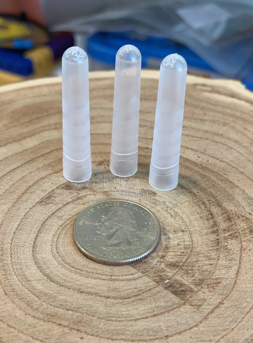3 Clear Bobbin Caps        Fly-Tying       Standard Size