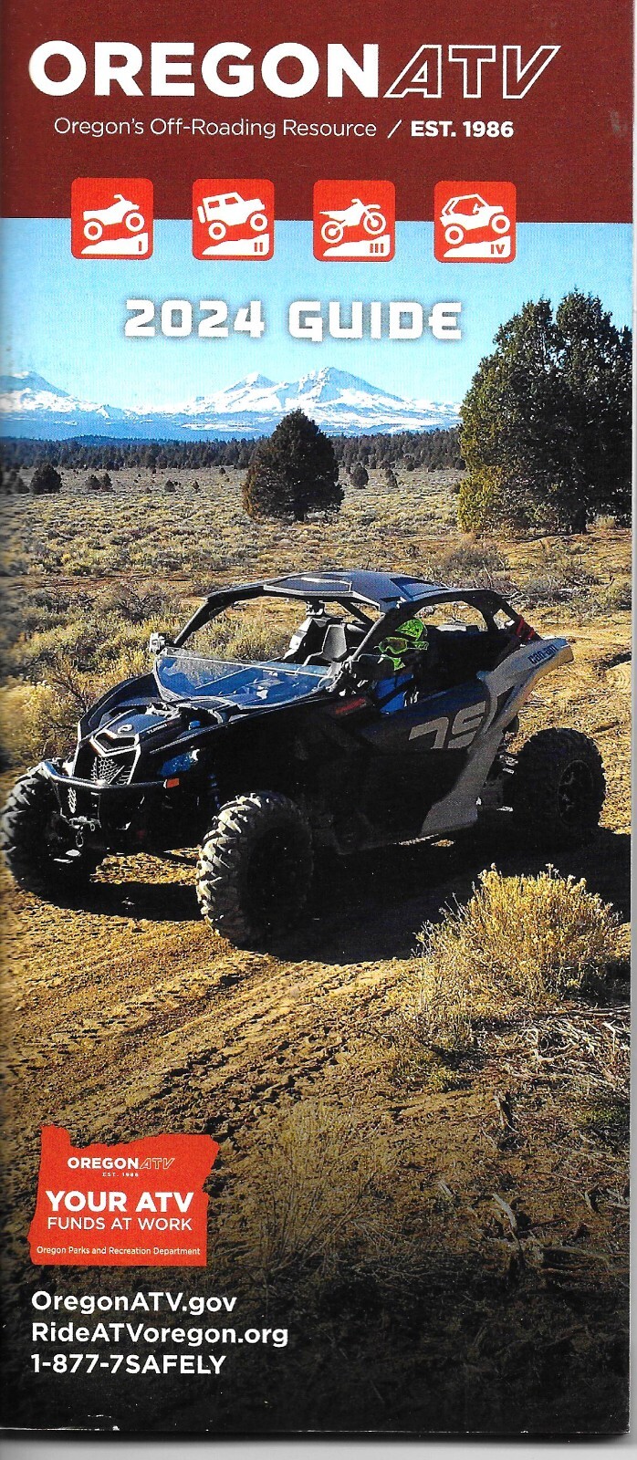 Oregon Official ATV Off-Roading Resource Guide, 2024, Oregon ATV.gov