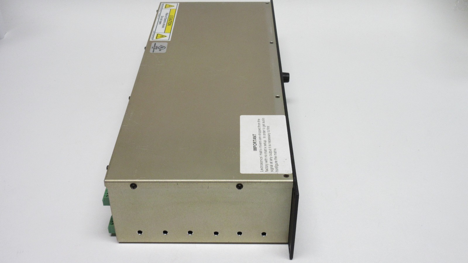Lectrosonics DM1612 DSP Matrix Digital Automatic Mixer, Power ON and Menu VIDEO!