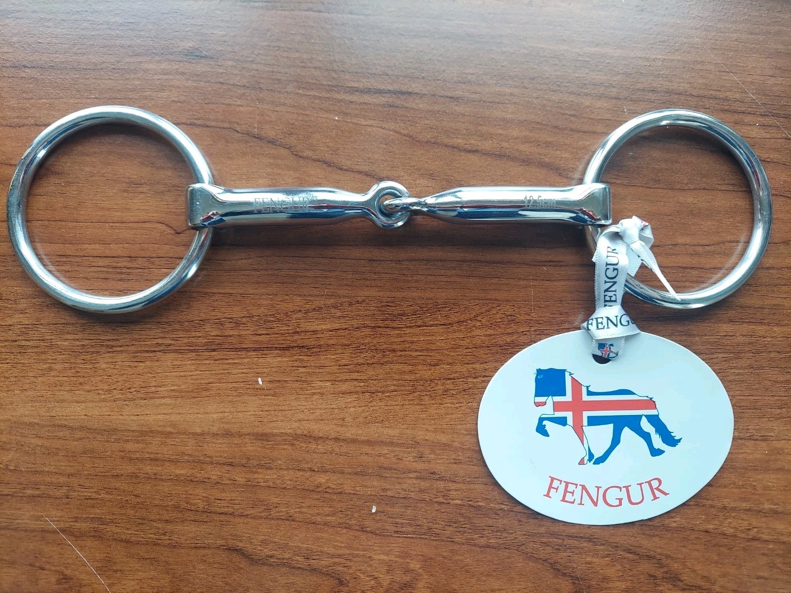 New 5" / 12.5 cm Single Jointed Loose Ring Snaffle Bit Fengur Germany Icelandics