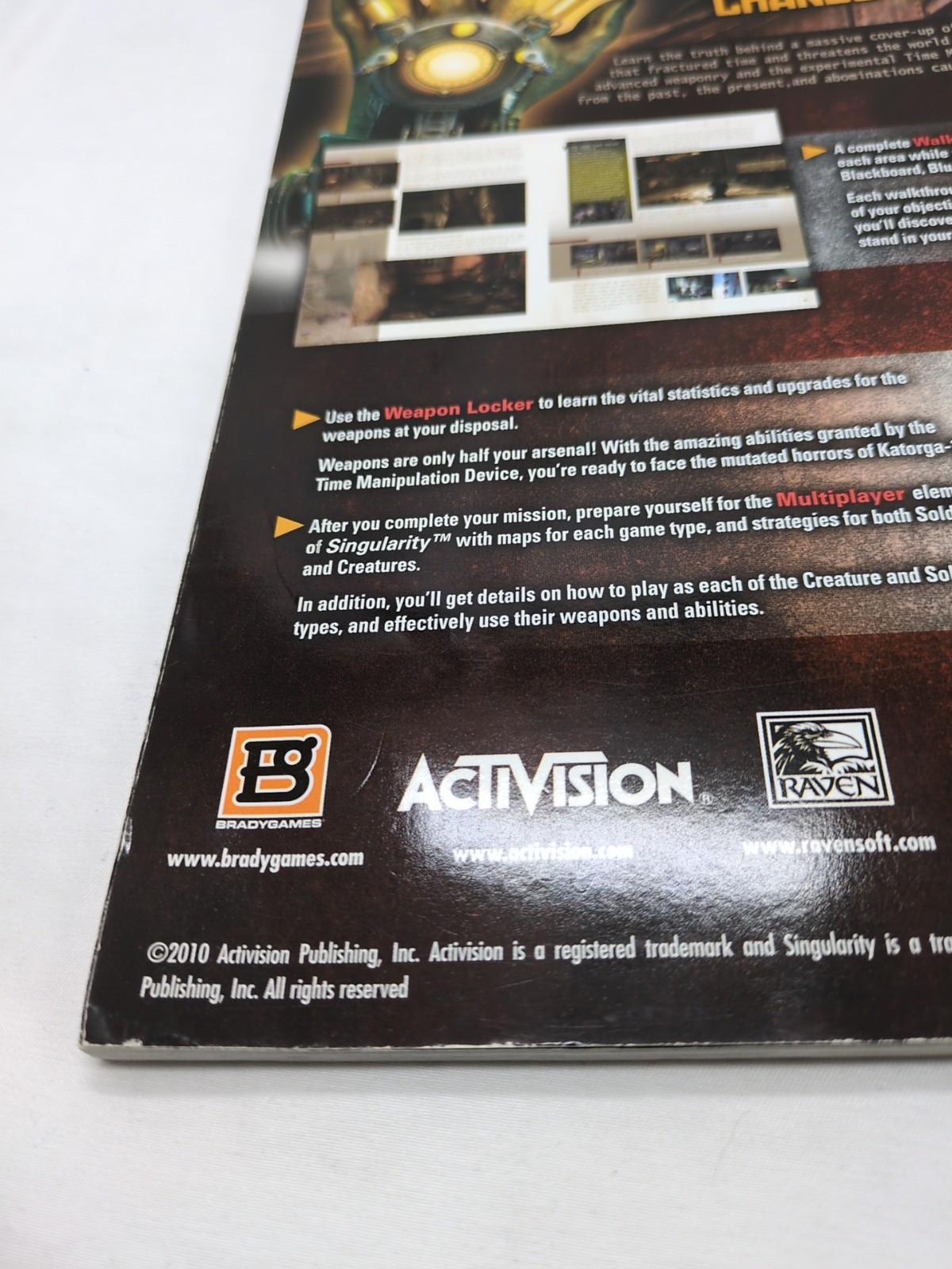 Singularity Bradygames Strategy Guide Book