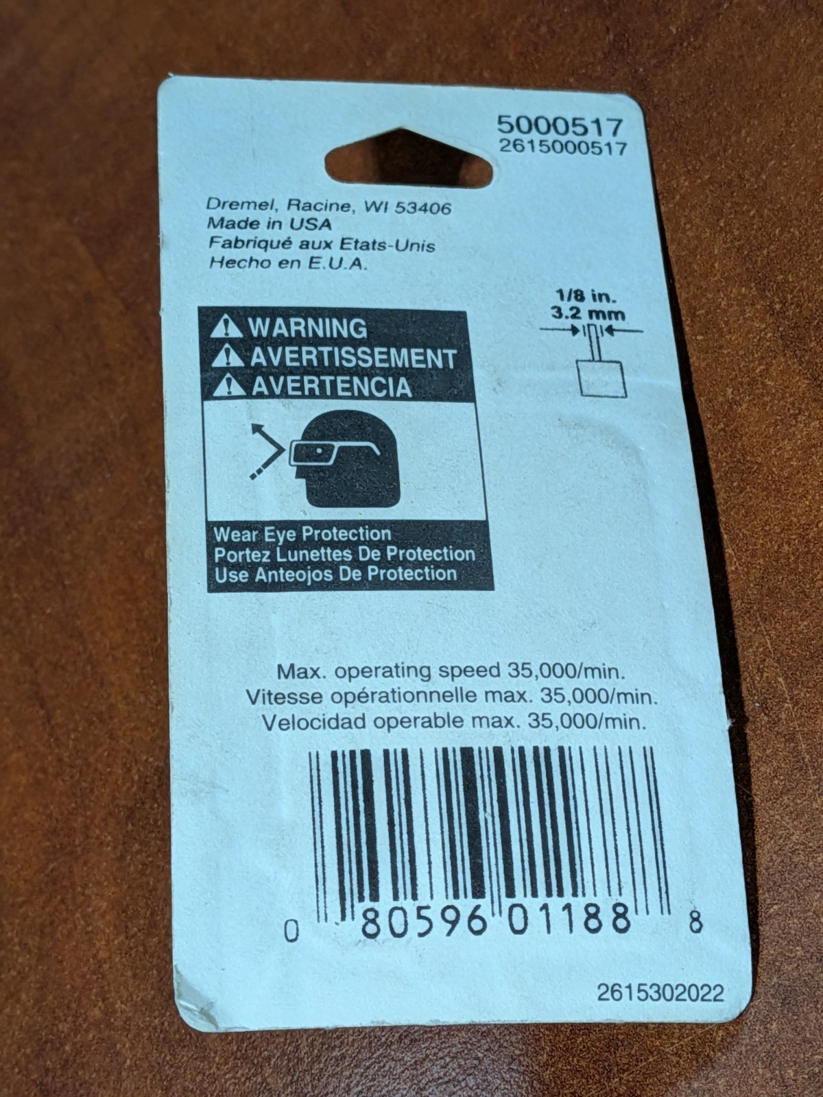 Dremel - #517 - Abrasive Point - NOS
