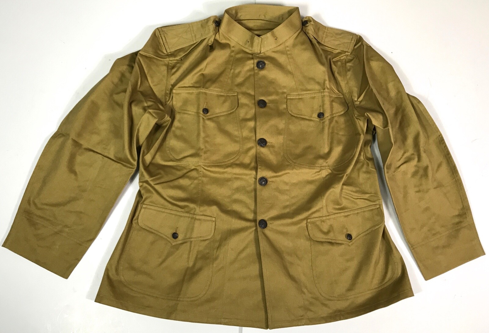 WWI US ARMY M1912 SUMMER COTTON COMBAT FIELD TUNIC- SIZE 3XLARGE 52R