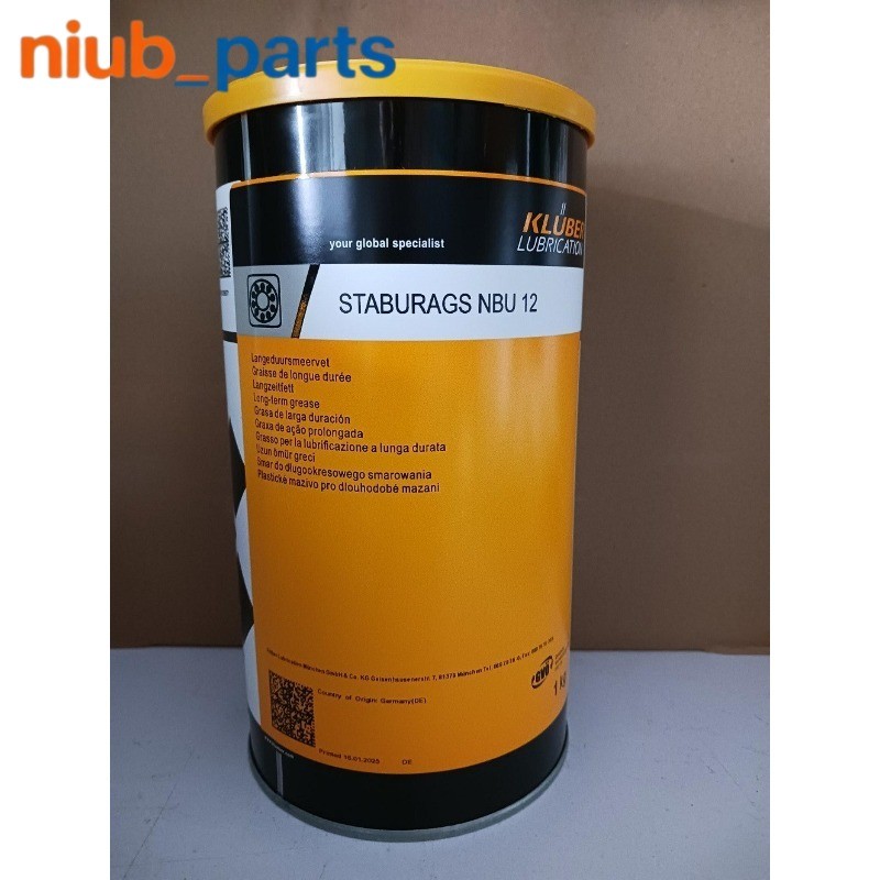 KLUBER Lubrication Staburags NBU 12 Grease 1kg ( 35.3 OZ) New free ship