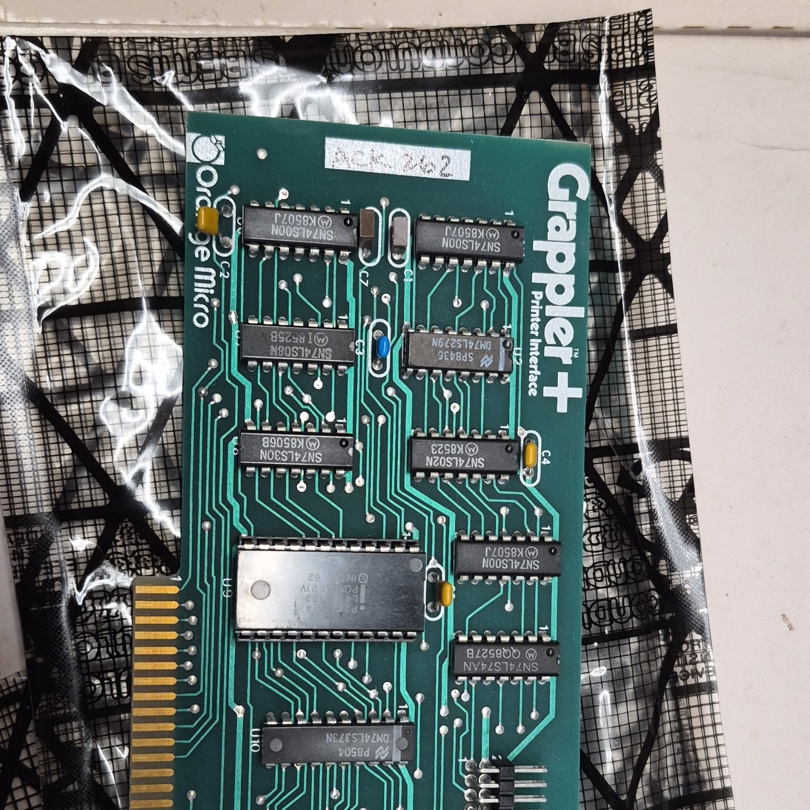Apple Super Serial Card Grappler+ Printer Interface Cable Orange Micro A2B0044