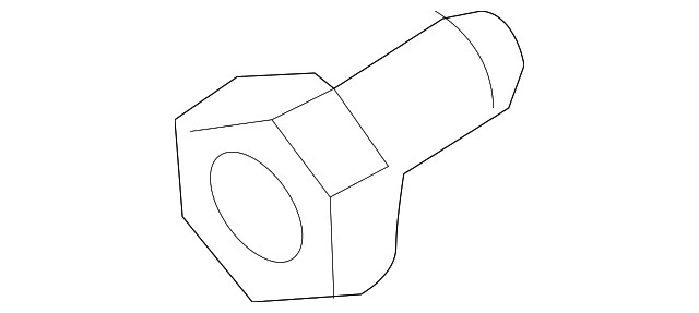 Genuine Ford Automatic Transmission Flex-Plate Bolt AL3Z-6379-BA