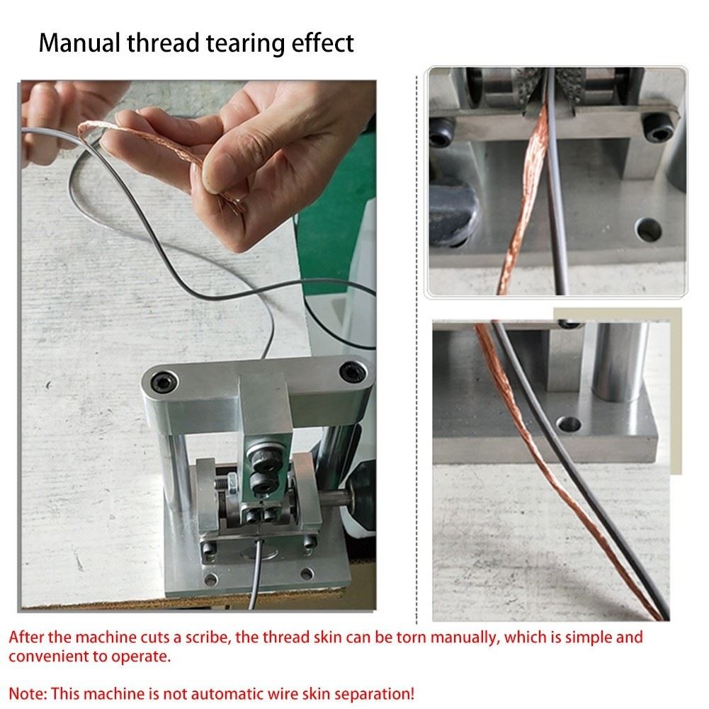 Wire Machine Electric Wire Puller Peeling Automatic Hand Crank Manual