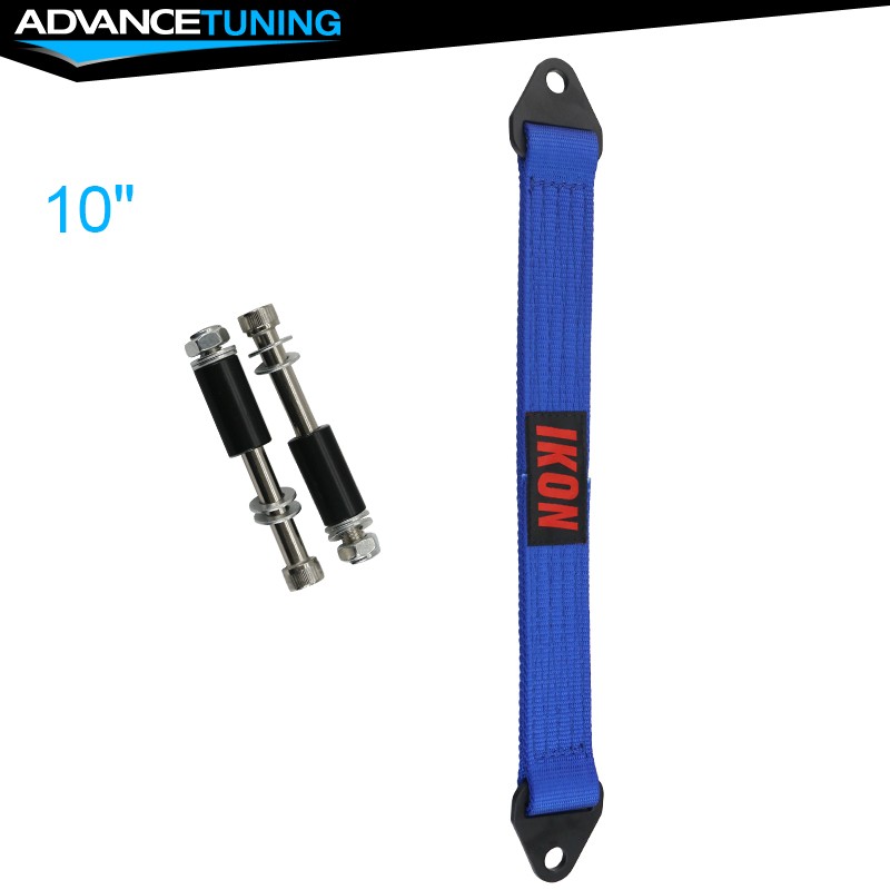 Fits Universal 18" Limit Strap Shock Suspension Travel 4 Layers Webbing Blue