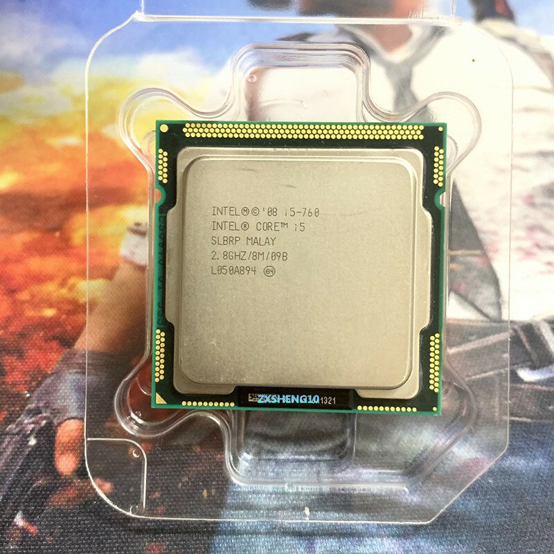 Intel Core i5-760 CPU Quad-Core 2.80GHz / 8MB LGA1156 SLBRP Processor