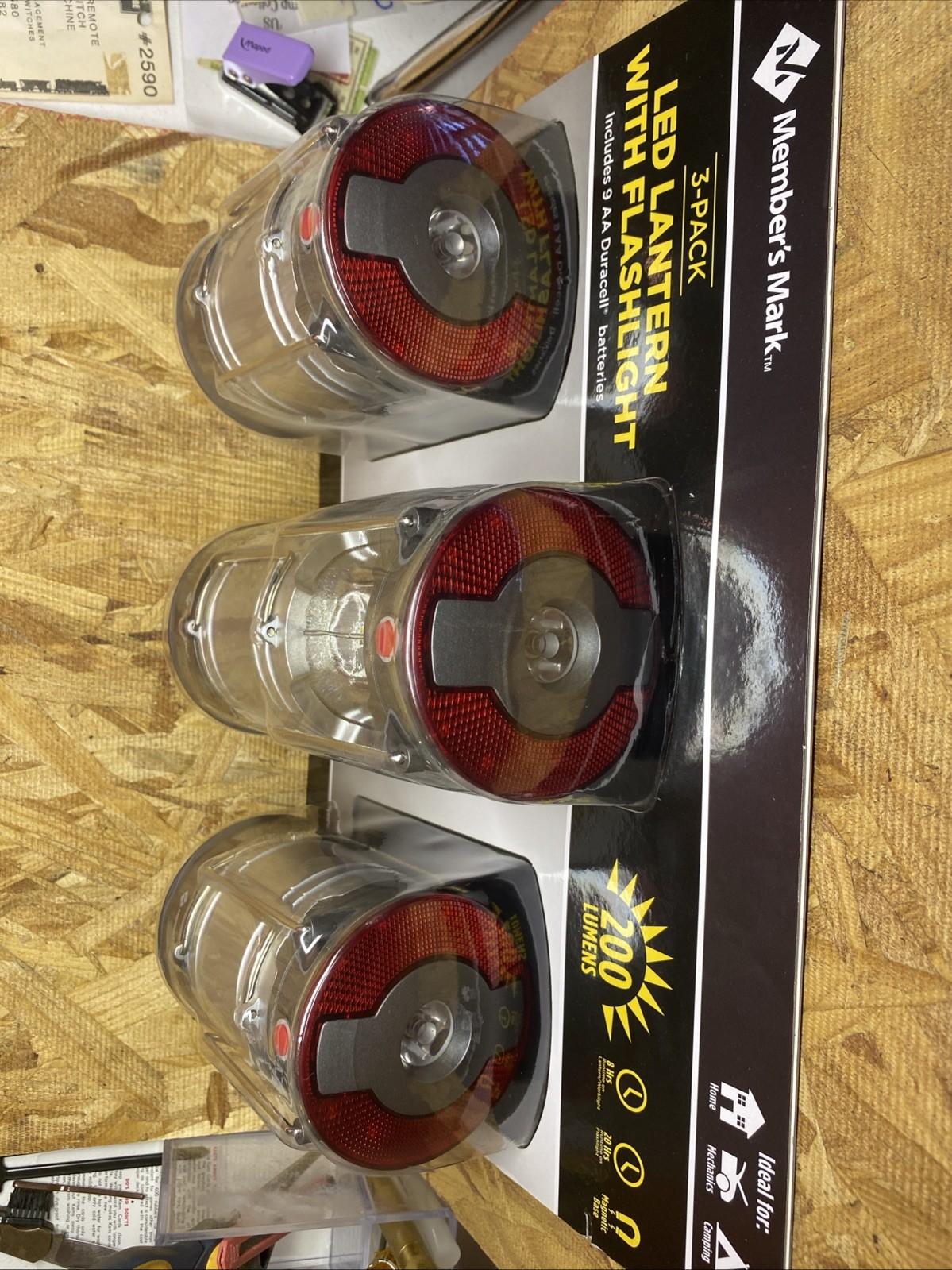 EP 360 Magnetic LED Lantern, Flashlight & Emergency Light Batteries Included-NEW