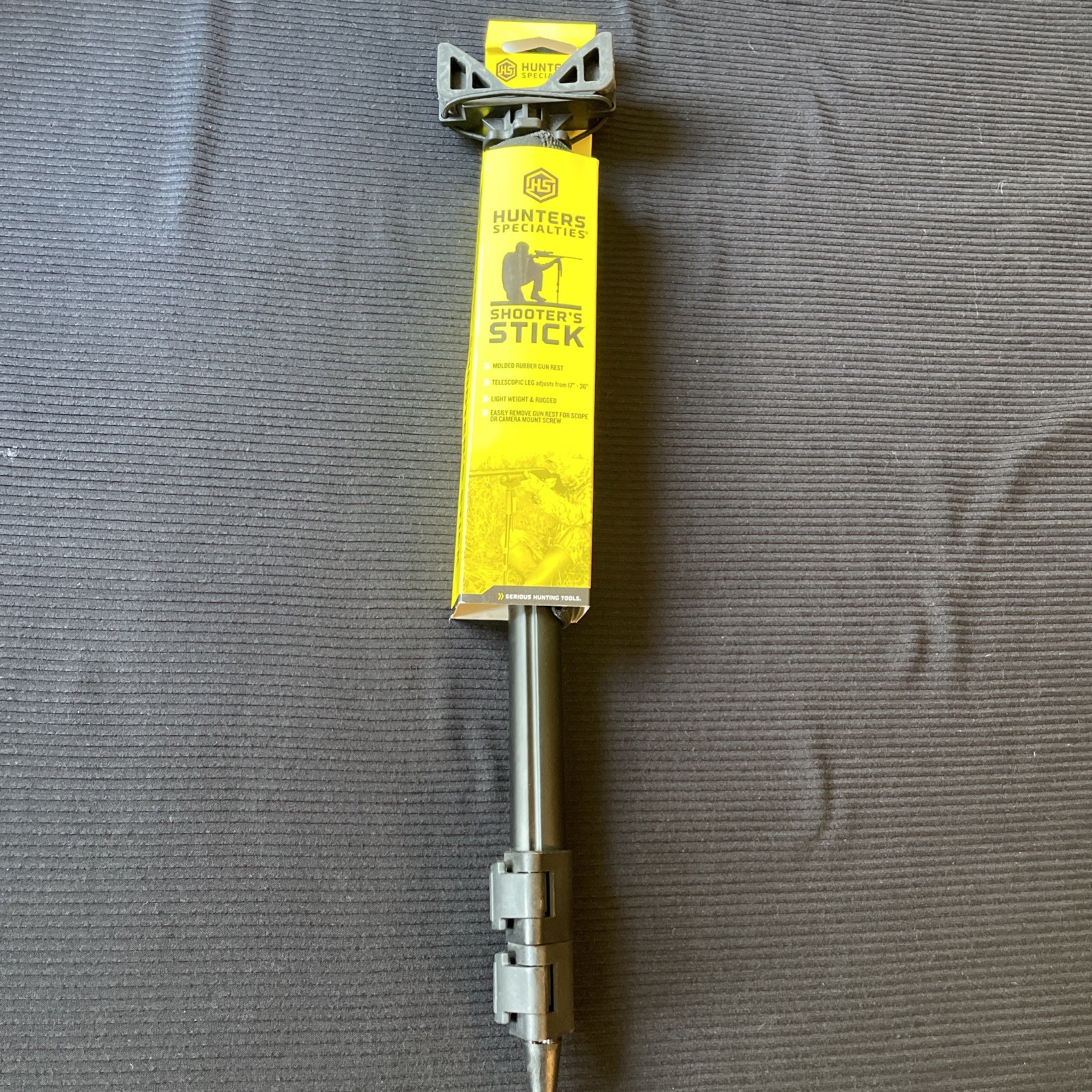 Hunters Specialties Shooter's Stick Telescopic Gun Rest 17"-36"