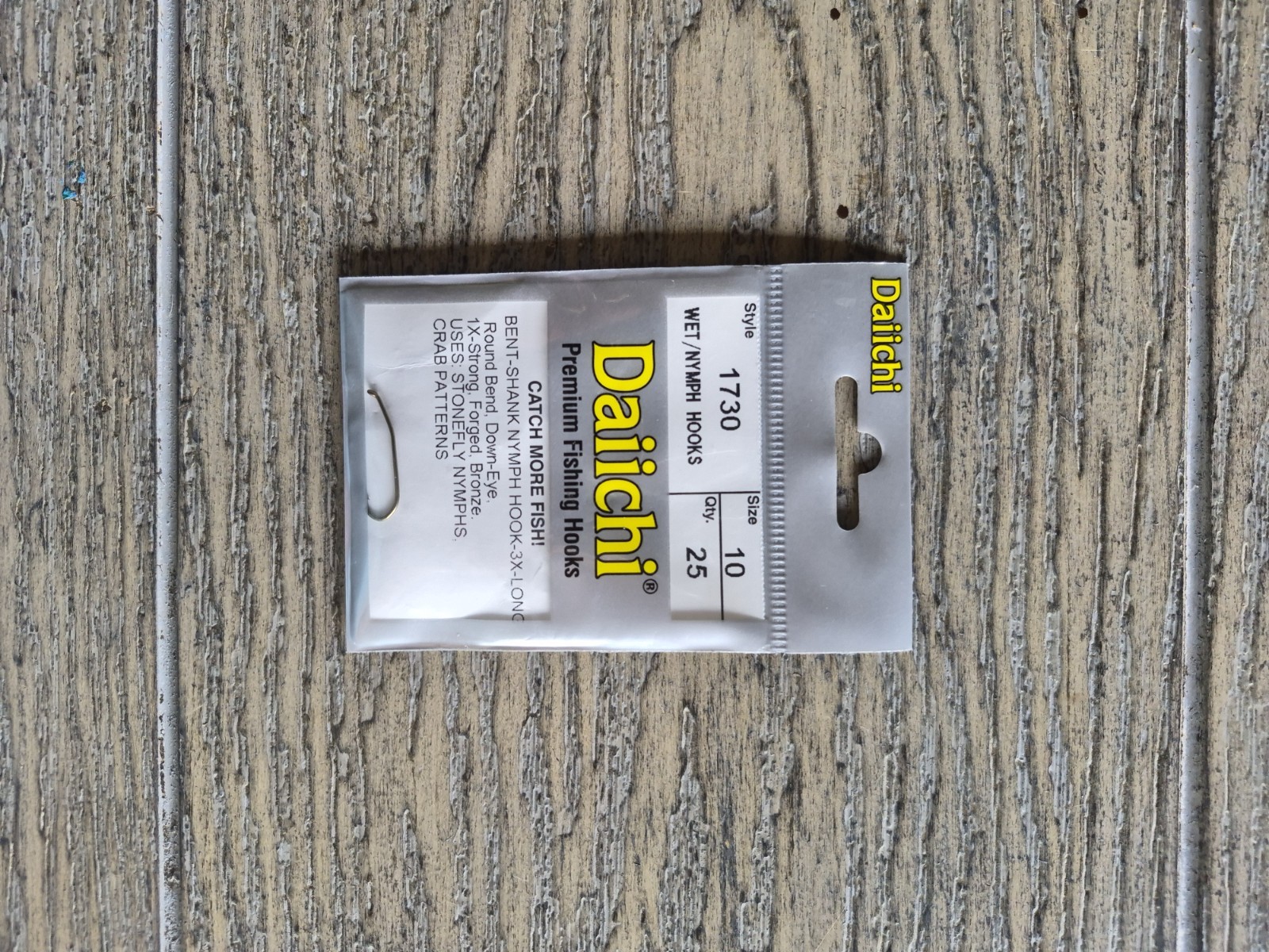 Wet Nymp Hooks Size 10