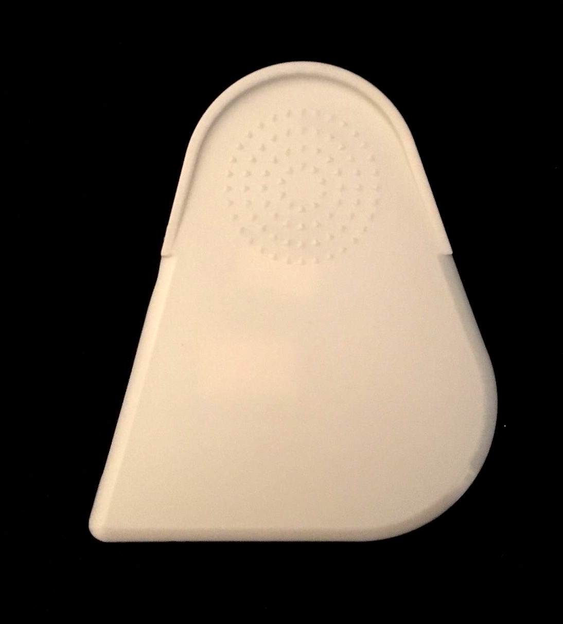 NEW! POINTED CURVED STONEWARE SCRAPER BEVELED SPATULA DOUGH KITCHEN TOOL L