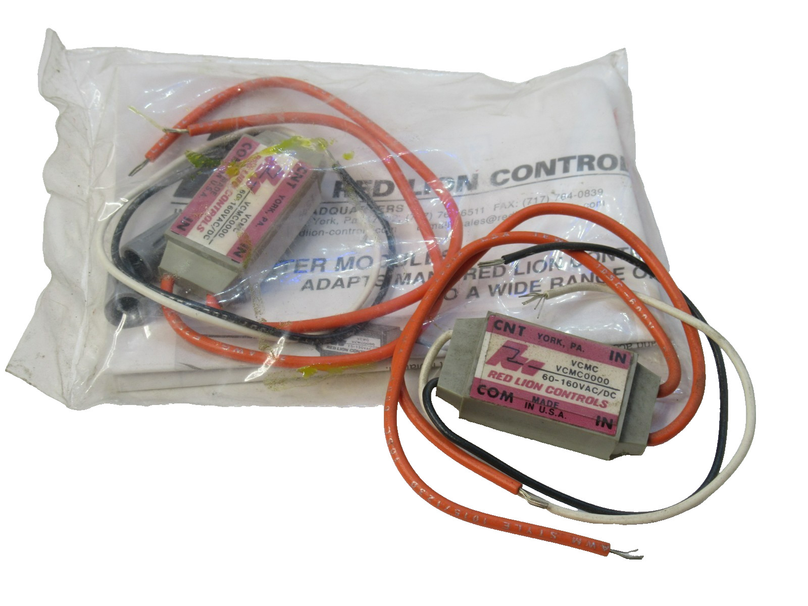 (NEW - Lot of 2) RED LION VCMC00000 60-160Vac/dc Converter Module