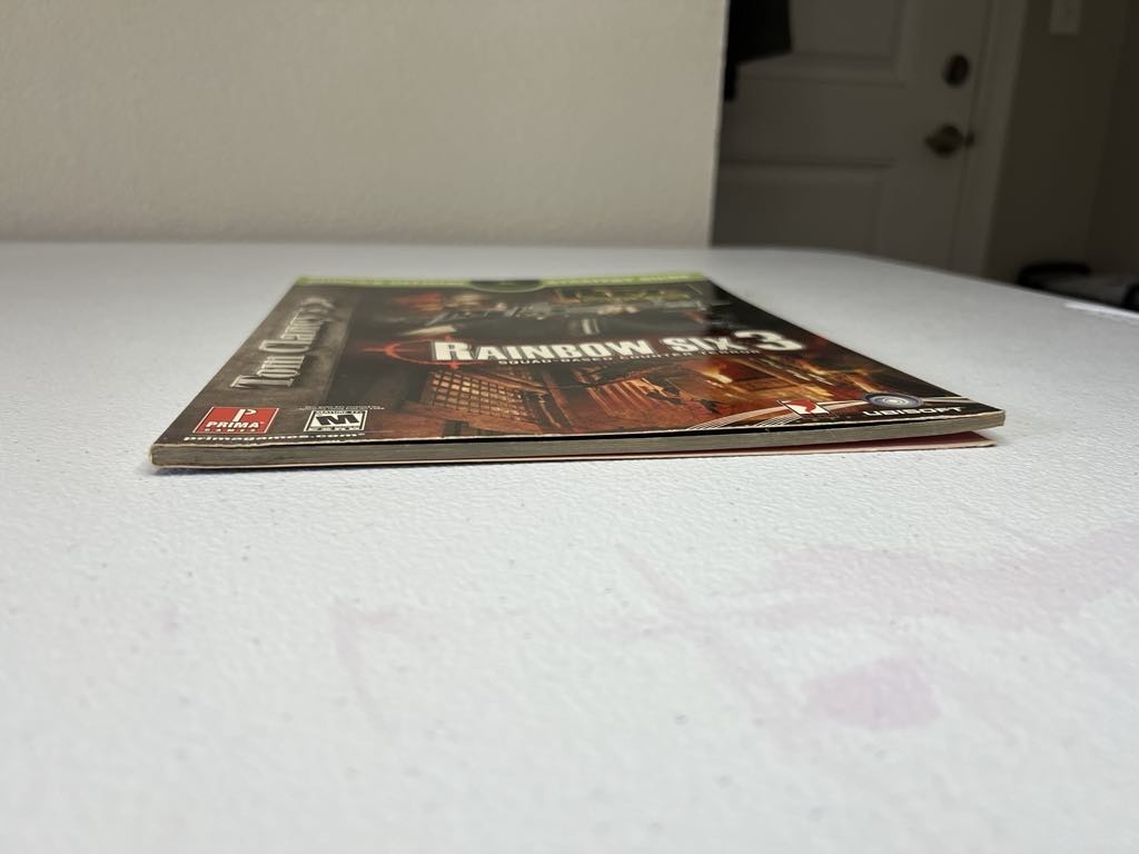 New Strategy Guide Rainbow Six 3 for Xbox Game