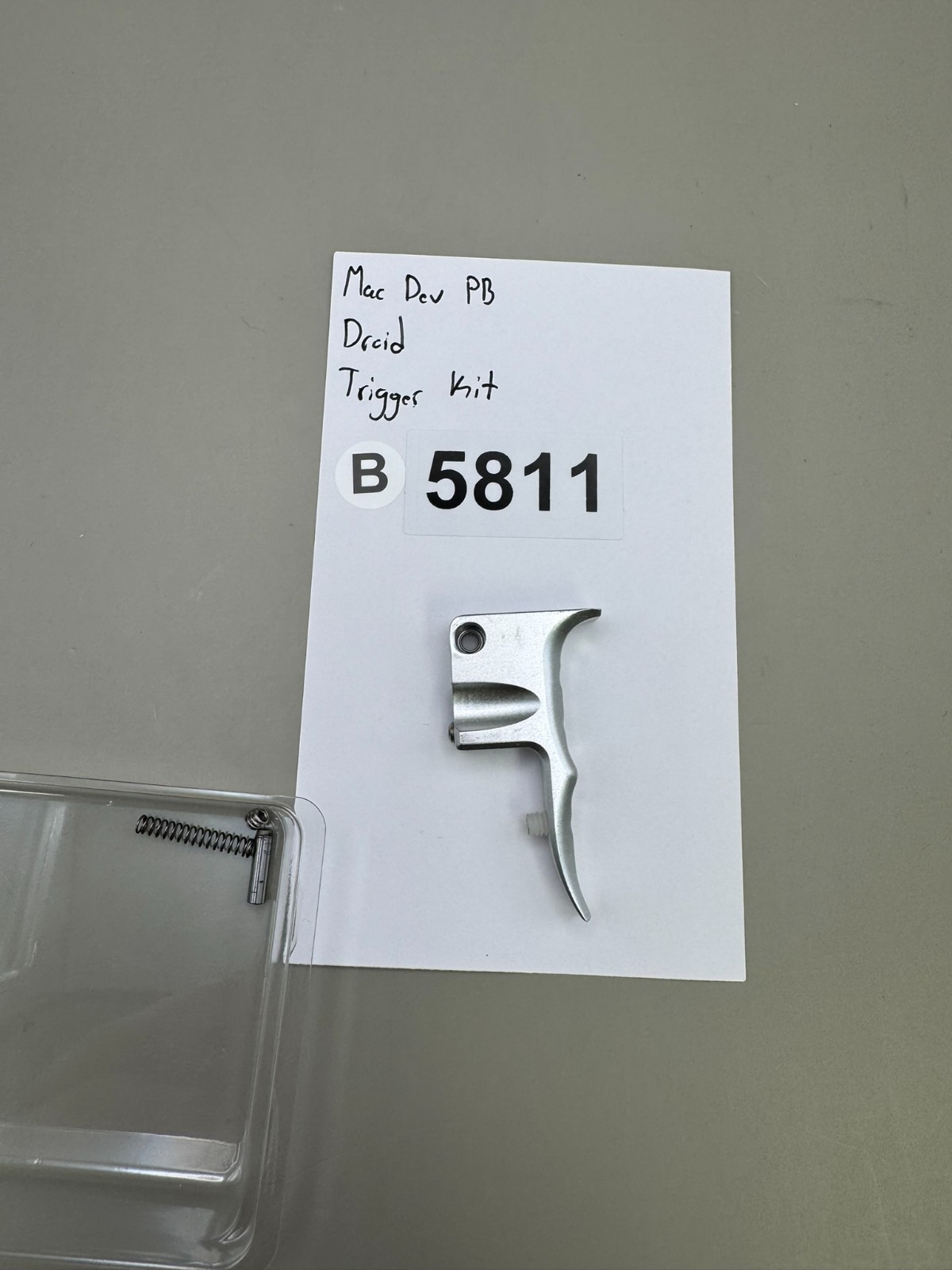 Mac Dev PB Droid Trigger Kit-Gloss Silver