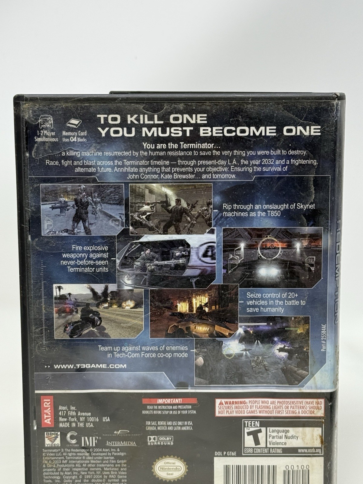 Terminator 3: The Redemption (Authentic Case Only) Nintendo GameCube | Ship Fast