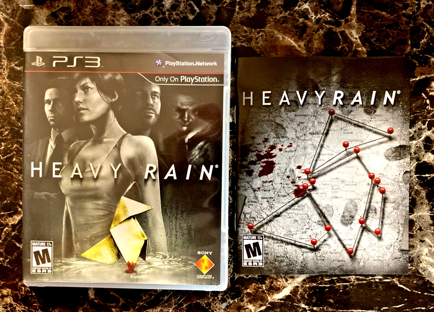 Heavy Rain - No Game - Original Game Case & Manual Only - Sony PlayStation 3