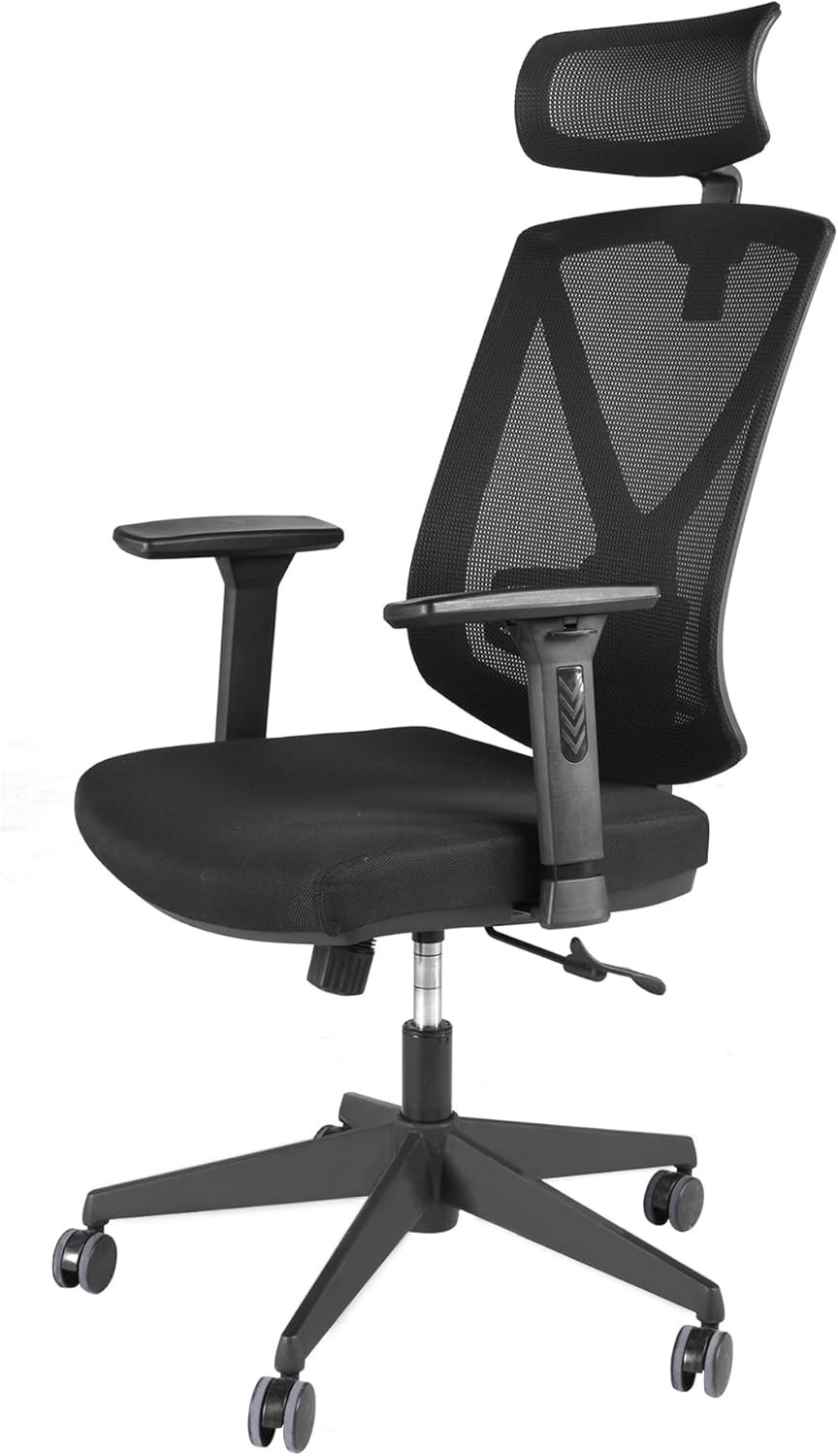 Height Adjustable Chair Armrest Pair Replacement 3D Arms Set