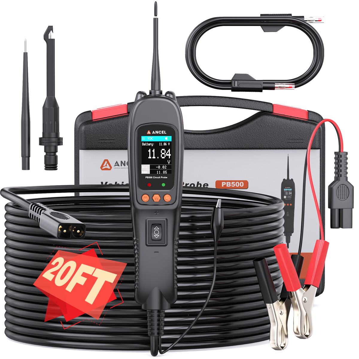 ANCEL PowerScan PB500 Electrical Circuit System Battery Testers Tool Probe Test