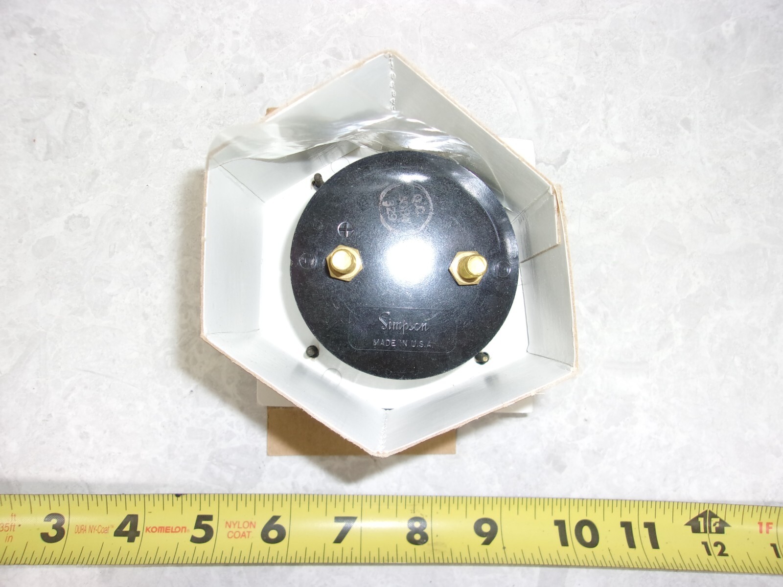 SIMPSON 0-25 DC AMPRESE GAUGE, 0542C