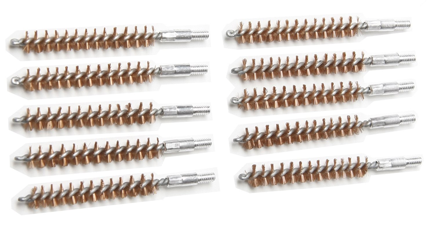 Cal 30, 308, 7.62, 7.5, Rifle Bore Brushes, 10-Pack, Phos Bronze