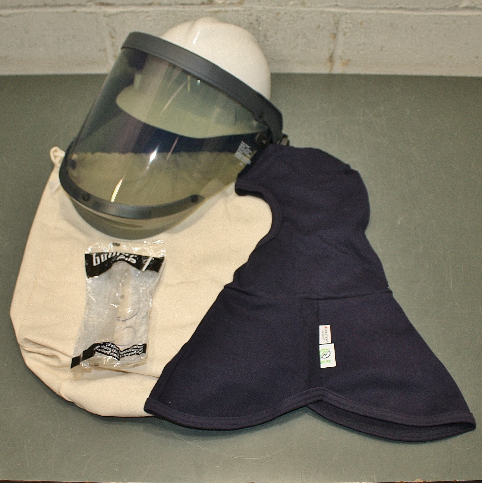 National Safety Arc Flash Head Protection Kit KITHP20PV, Cat 2, 20 Cal/sq cm